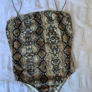 Snakeskin Bodysuit